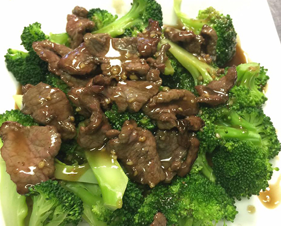 Image: Broccoli with Oyster Sauce with Beef